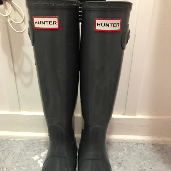 Hunter Shoes - Grey Hunter Boots